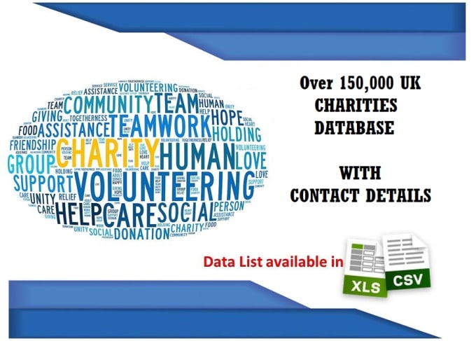 Give 150000 Database Of Uk Registered Charities By Princeken Fiverr
