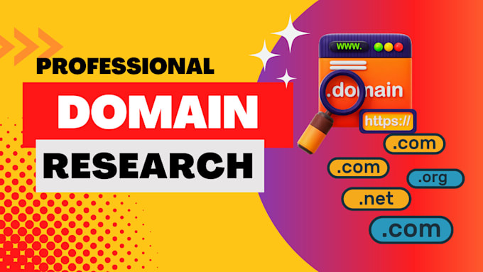 search domain name research for niche