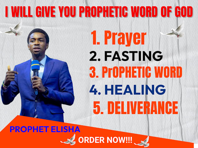 give you a prophetic word of god and be your prayer partner