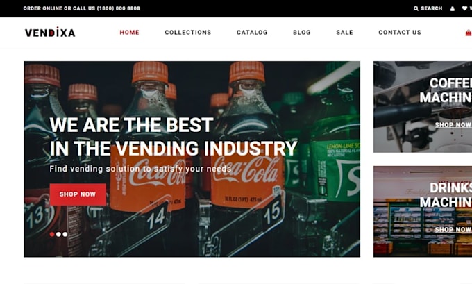 vending machine website for your vending machine business