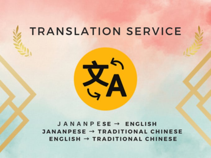 Do speedy translation from english or japanese to traditional chinese