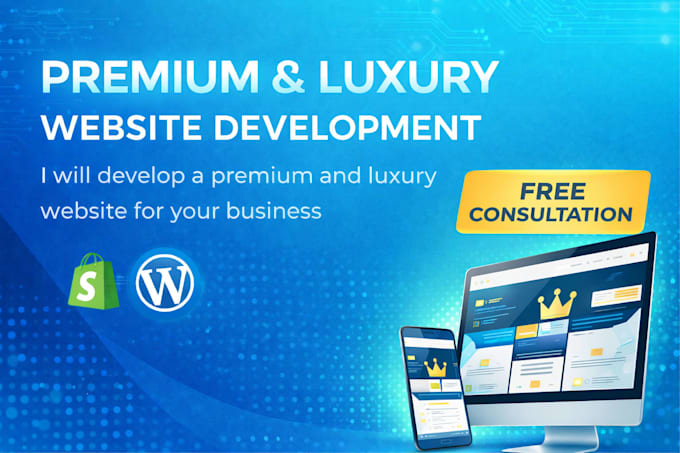 develop a premium and luxury website for your business