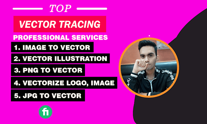 Vector Trac Do professional and custom vector tracing or redraw logo to vector by ...