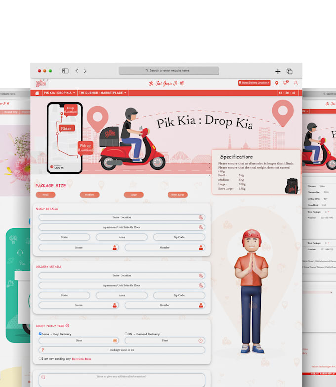 develop full fledged website which also have creative ui ux