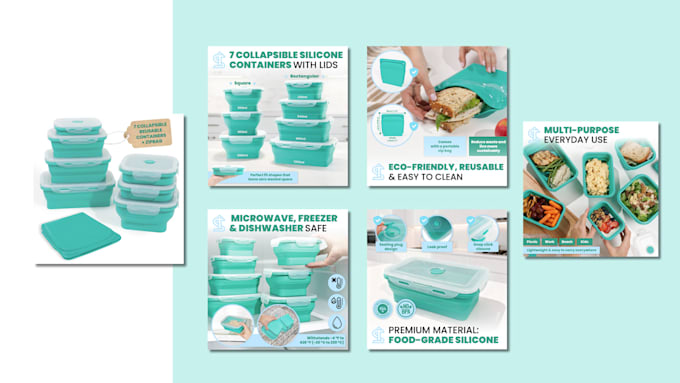 create amazon listing photos, infographics and video