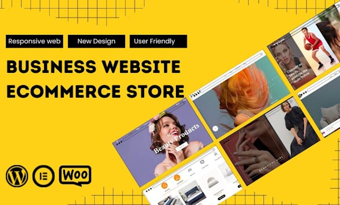 design and develop wordpress website, ecommerce website and stores