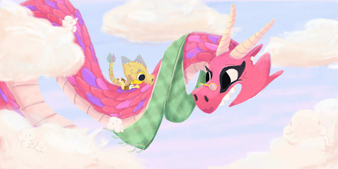 illustrate a cute childrens book as you wish