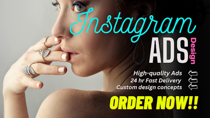 design instagram ads, facebook ads, pinterest ads