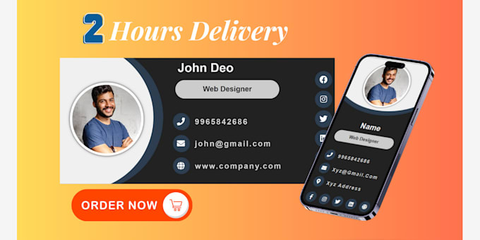 design professional clickable html email signature