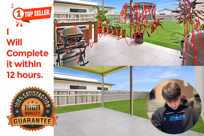 removal items unwanted from your real estate photos in 12h