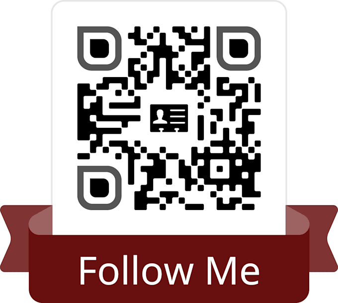 A design qr code with log in the center by Ahmedelwahy | Fiverr