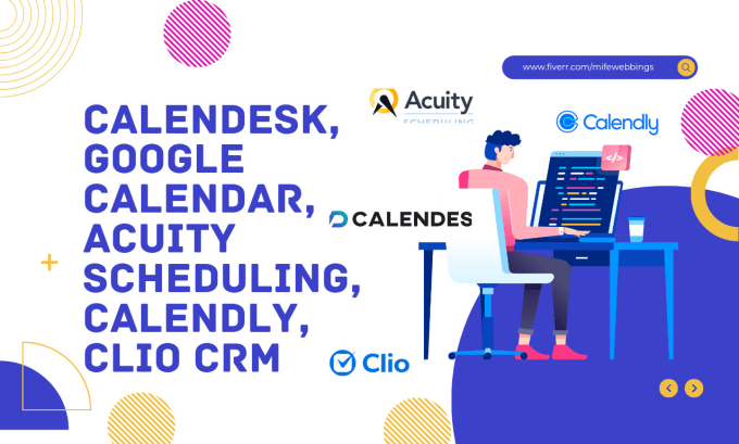 Setup calendesk google calendar calendly acuity scheduling clio crm by ...