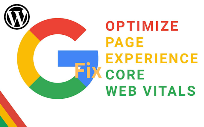 fix core web vitals and do wordpress speed optimization