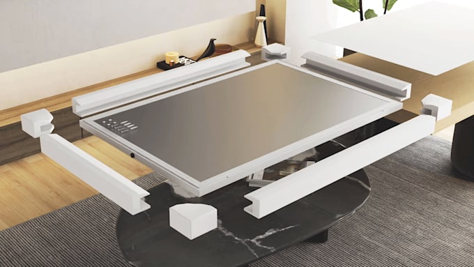 create video 3d tutorial assembling furniture on interior