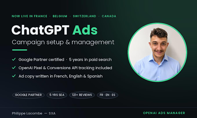 create your chatgpt ads campaign as an openai ads expert