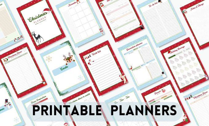 Design printable planner, calendar, or journal by Varshu9109 | Fiverr