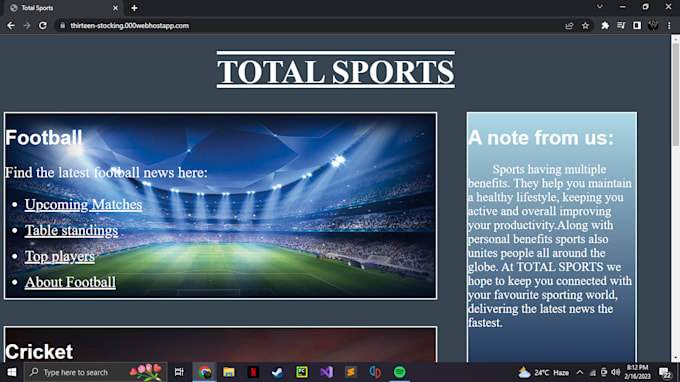 Create webpages for you using html, css and bootstrap by Mullick ...