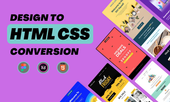 convert figma, psd, sketch, xd to html