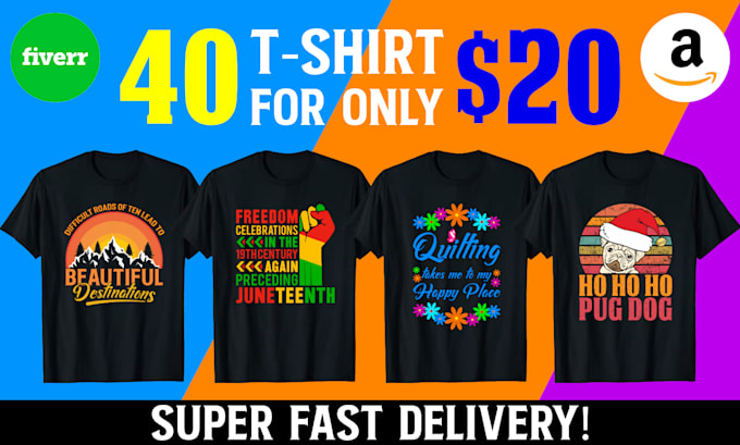 do bulk t shirt designs for redbubble and etsy