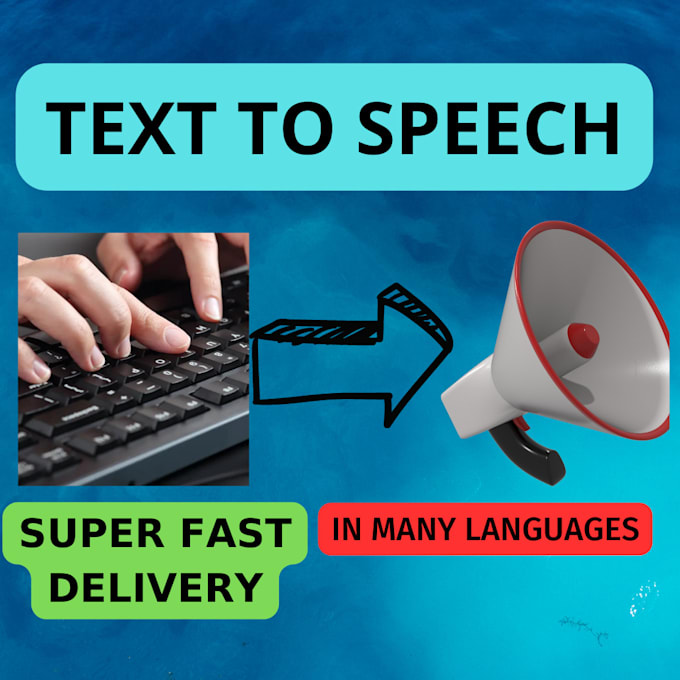 Convert text to speech in almost any language by Nostzi Fiverr