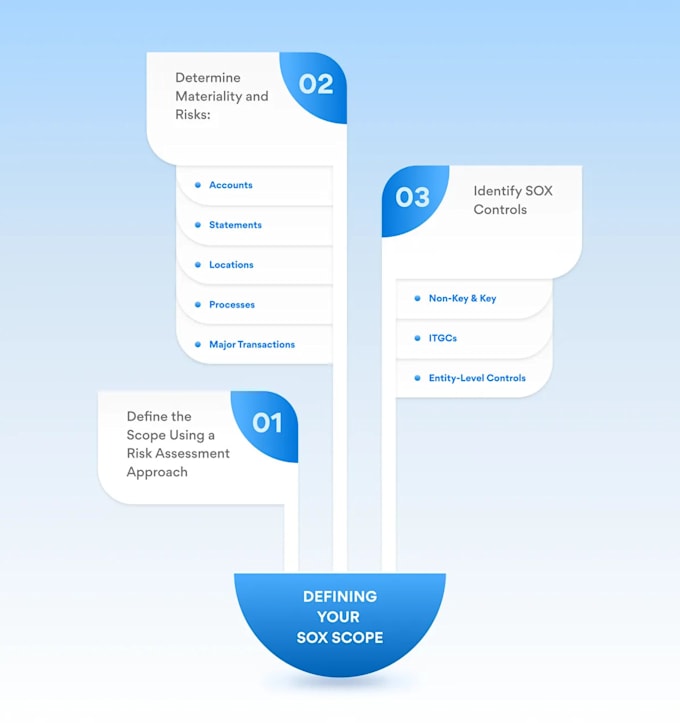 Perform sox testing data analysis internal audit and make catchy