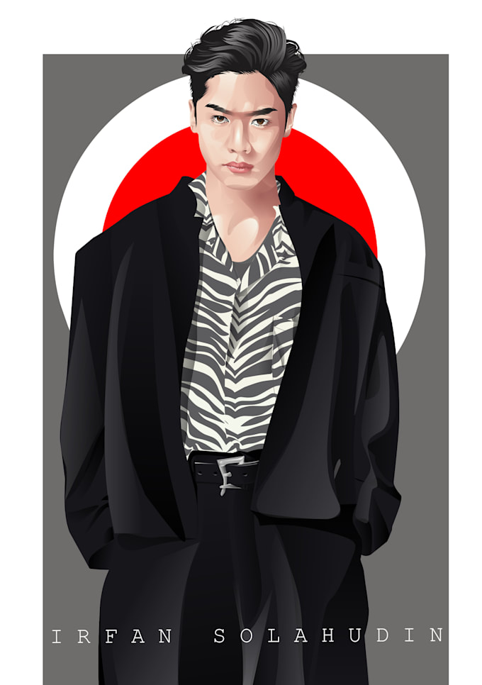 design vector portrait from your photo