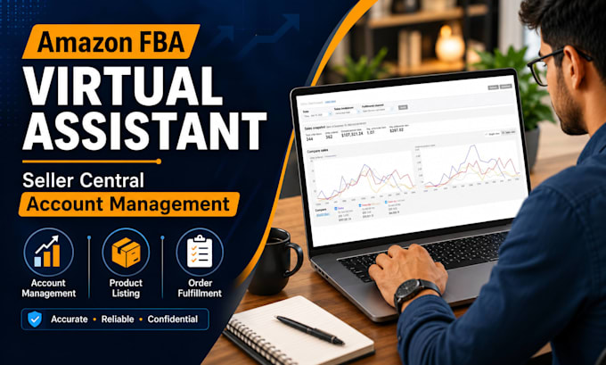 be your amazon fba virtual assistant and account manager