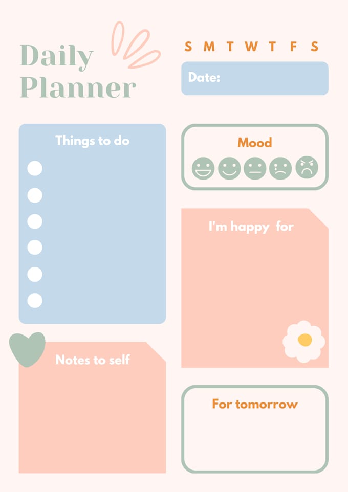 design some cute and useful notes
