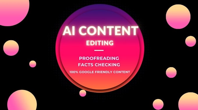 edit and proofread ai generated content
