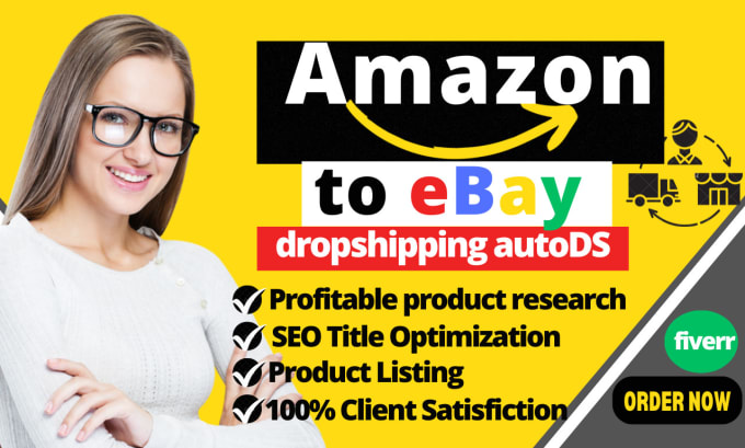 Do dropshipping amazon to ebay listings via dsm tool by Tehreemkhan302 | Fiverr