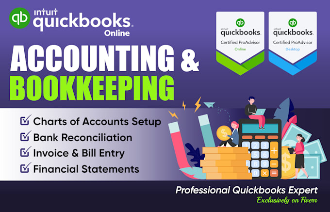 do accurate online bookkeeping, setup and clean up