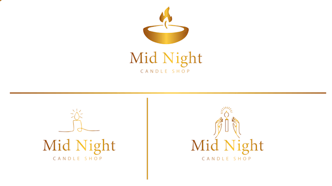 design wick candle logo and labels