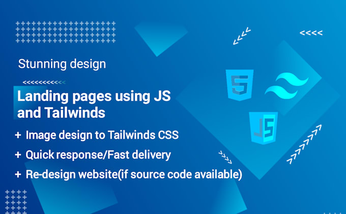 Design attractive landing pages using javascript and tailwinds by ...