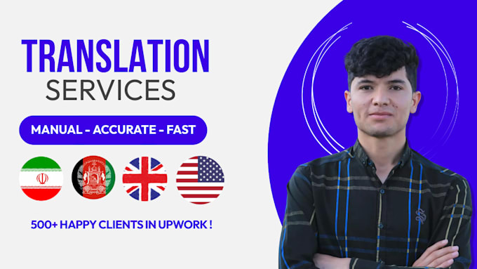 translate your documents from english to farsi, persian