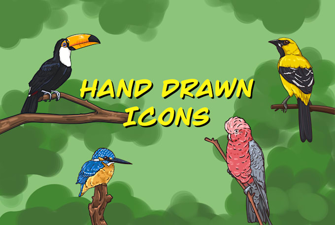create detailed sticker illustration