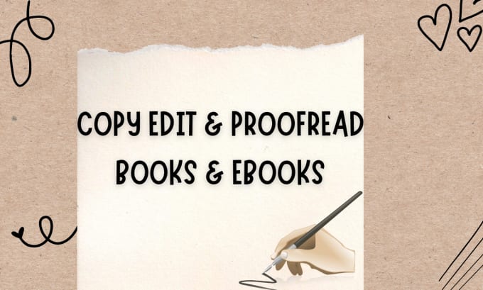 be your copy editor and copy edit or proofread book novel or manuscript