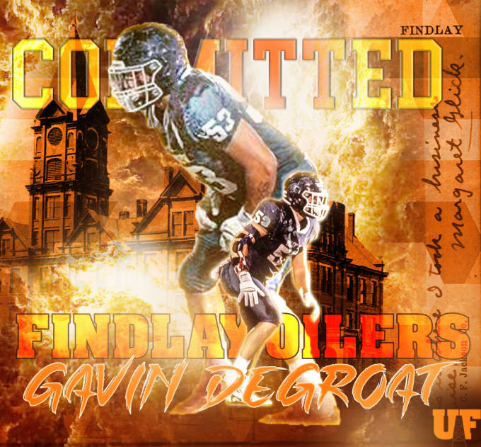 Create a high quality sports commitment graphic by Lukescholler Fiverr