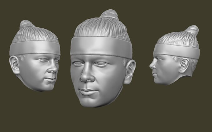 do 3d head printable model