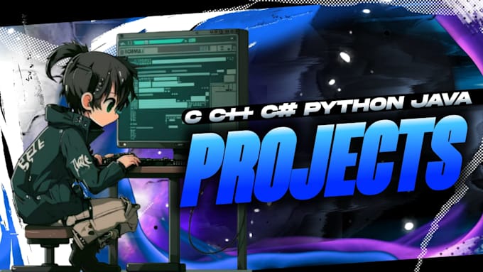 Make a customized project in c, python, and java by Gargsacademy | Fiverr