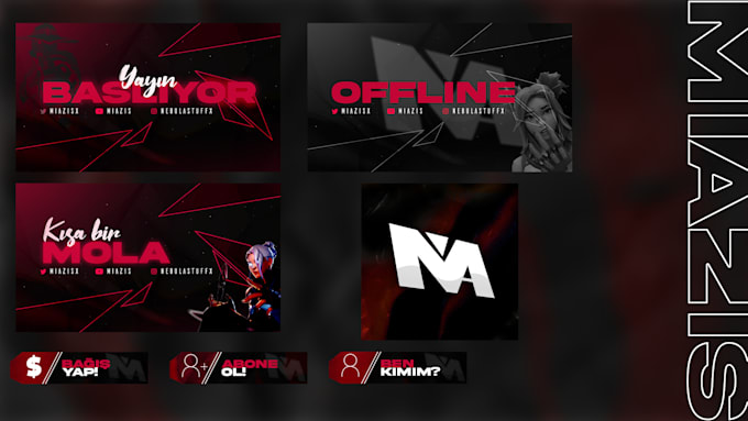 desing your twitch, kick channel in an epic way