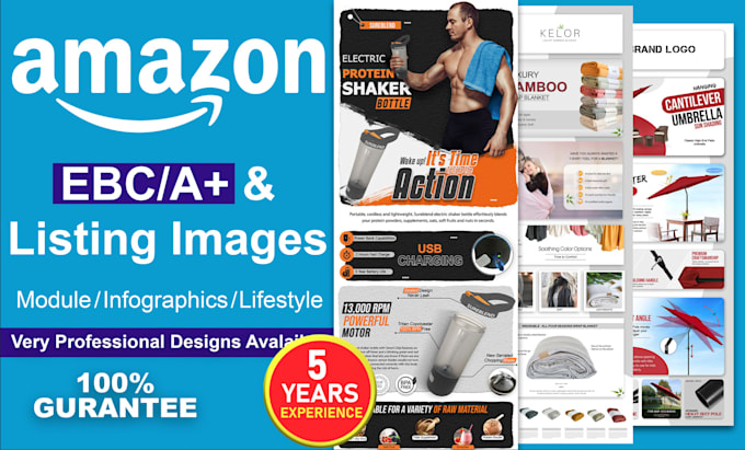 create amazon enhanced brand content, storefront, listing images