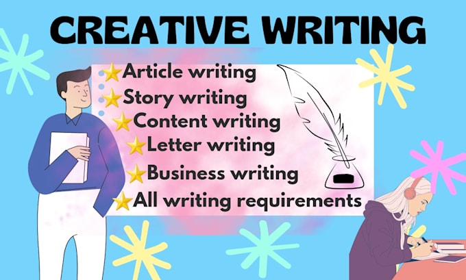 write creatively and professionally for all your writing requirements