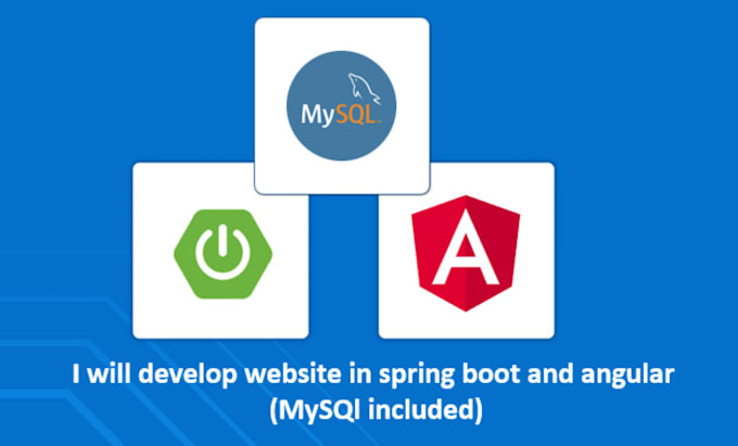 Develop website in spring boot angular and mysql by Abderrafiechair ...