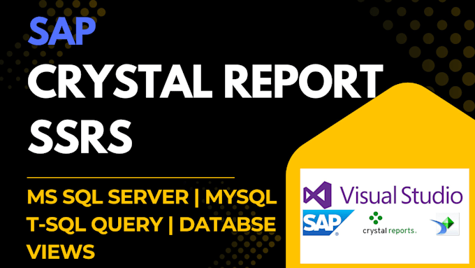 Create crystal report, ssrs reports with sql query by Cs_development ...