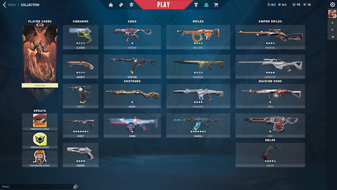 a plentiful platinum valorant account for sale