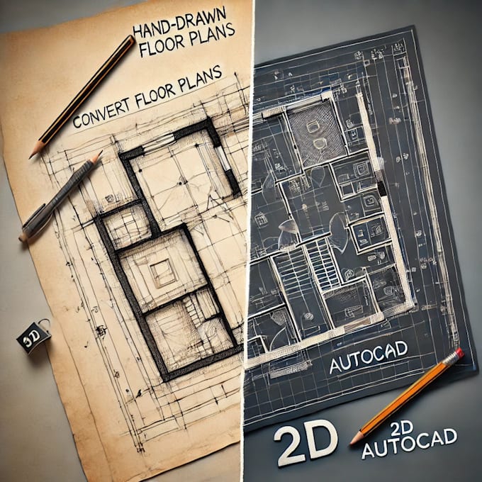 convert rough image in autocad