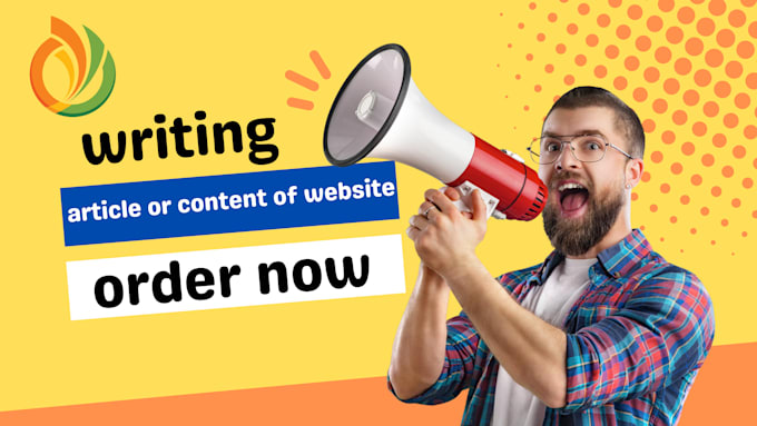 writing an article, website content, or marketing content