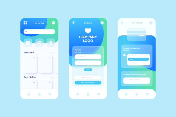 Develop your app ui figma to flutter flutter firebase frontend