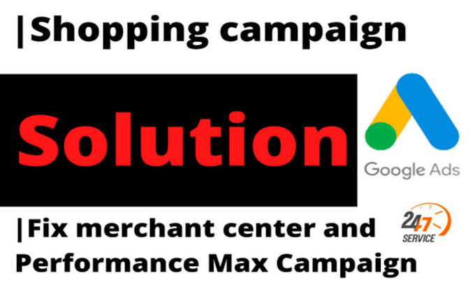 run google shopping ads and fix merchant center