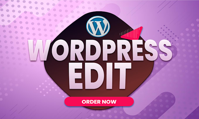 do edit,setup,fix wordpress web site, elementor expert
